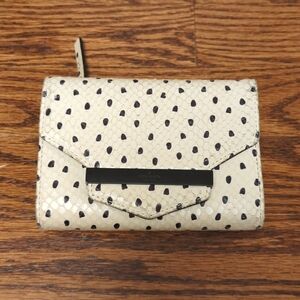 Vintage Rare Kate Spade wallet black and off-white